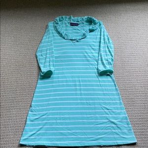 Mint Striped Cotton dress